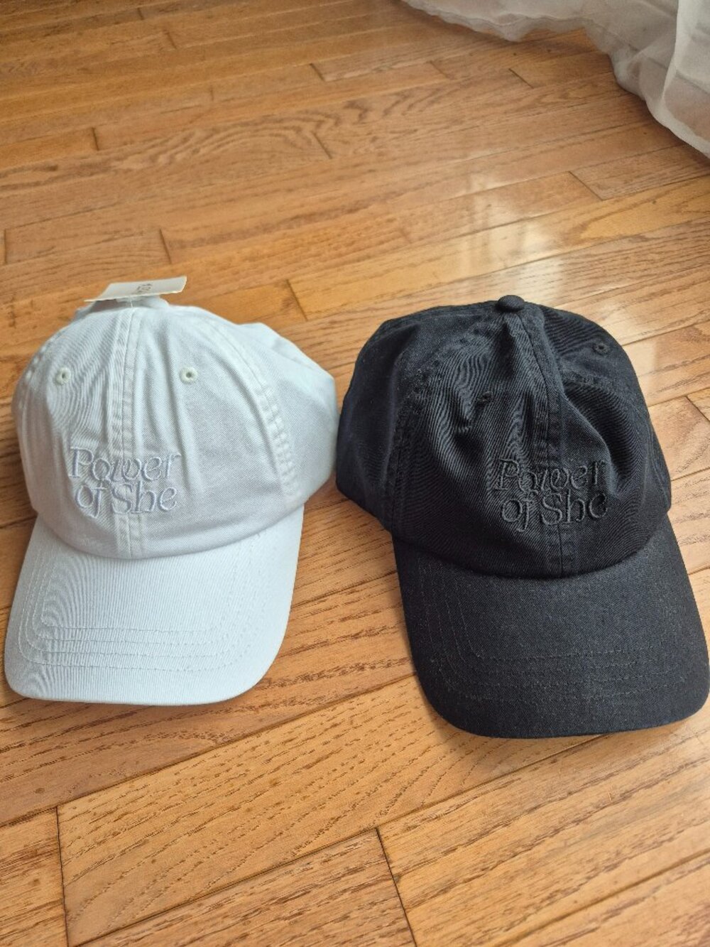Athleta Every Day Cap Power of She Cotton Hat Set of 2
